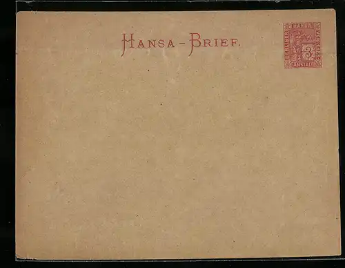 Briefumschlag Berlin, Berliner Hansa Verkehrs Anstalt, Hansa-Brief, Private Stadtpost