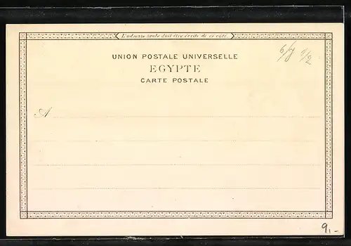 Lithographie Gizeh, Pyramiden, Beduinen-Krieger, Partie am Nil