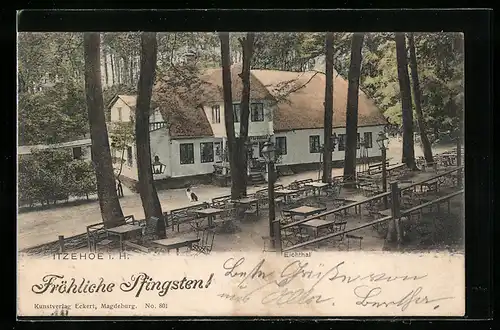 AK Itzehoe i. H., Gasthaus Eichthal