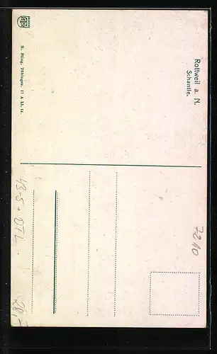 AK Rottweil a. N., Faschings-Kostüm Schantle