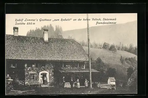 AK St. Barbara im Mürztal, Gasthaus Zum Radlwirt an der Hohen Veitsch