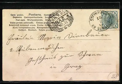 AK Steinhaus am Semmering, Gasthaus zum Waidmannsheil