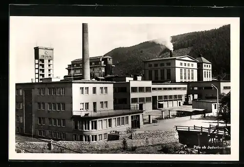 AK Pöls ob Judenburg, Blick auf die Fabrik