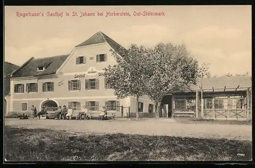 AK St. Johann bei Herberstein, Gasthaus Riegerbauer