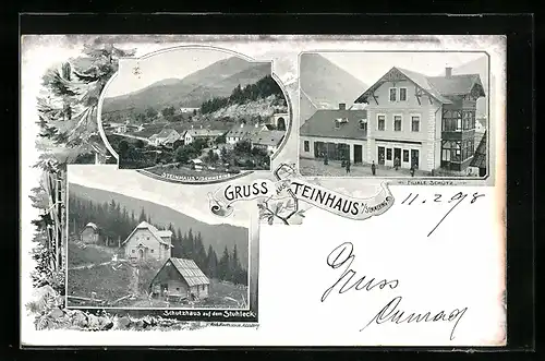 AK Steinhaus am Semmering, Schutzhaus auf dem Stuhleck, Steinhaus a. Semmering, Filiale Schütz