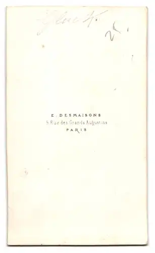 Fotografie E. Desmaisonons, Paris, Portrait Christoph Williblad Gluck, deutscher Komponist