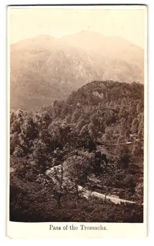 Fotografie G. W. Wilson, Aberdeen, Ansicht Aberfoyle, Pass of the Trossachse