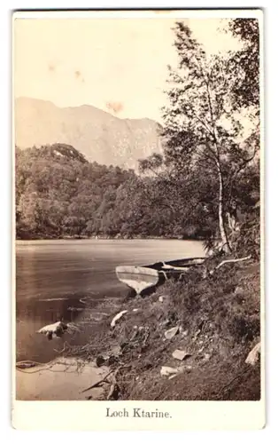 Fotografie G. W. Wilson, Aberdeen, Ansicht Aberfoyle, Blick auf den Loch Ktarin