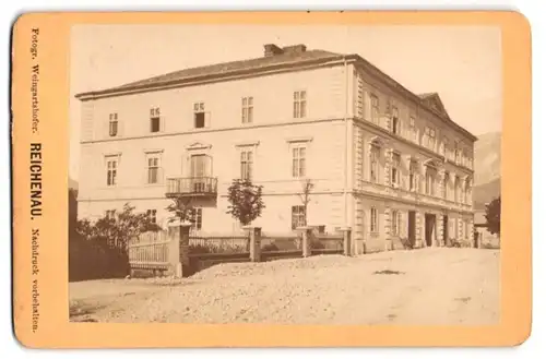 Fotografie Weingartshofer, Mödling, Ansicht Reichenau an der Rax, Haus Oberdorfer in der Beuhenau Strasse