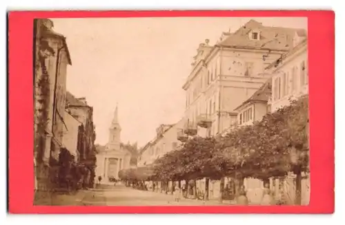 Fotografie unbekannter Fotograf, Ansicht Franzensbad, Blick in die Kostelni Ulice