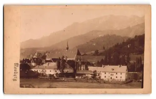 Fotografie F. Ramesmeier, Neuburg, Ansicht Neuburg a. d. Mürz, Blick auf die Stadt