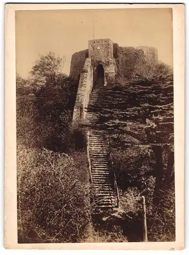 Fotografie Fototgraf unbekannt, Ansicht Isle of Wight, der Turm des Carisbrooke Castle