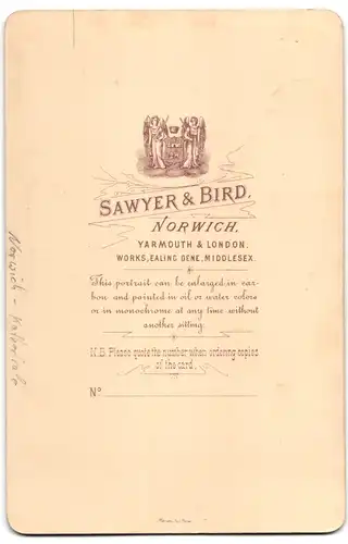 Fotografie Sawyer & Bird, Norwich, Ansicht Norwich, Blick nach der Kathedrale von Norwich