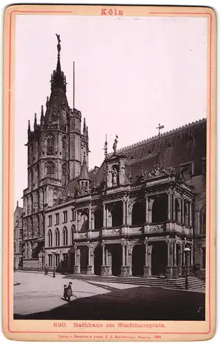 Fotografie Römmler & Jonas, Dresden, Ansicht Köln, Blick auf das Rathaus am Stadthausplatz