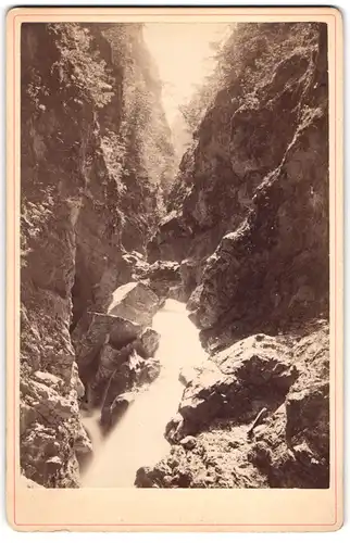 Fotografie C. Marmillod, Montreux, Ansicht Vernayaz, Gorges du Trient