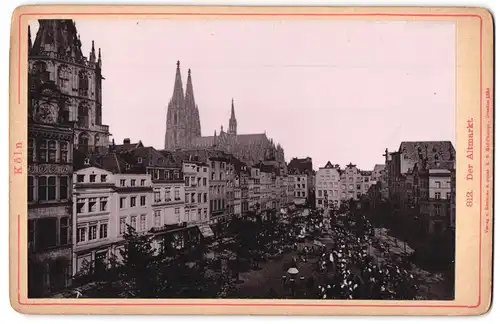 Fotografie Römmler & Jonas, Dresden, Ansicht Köln, Blick auf den Altmarkt mit Geschäften