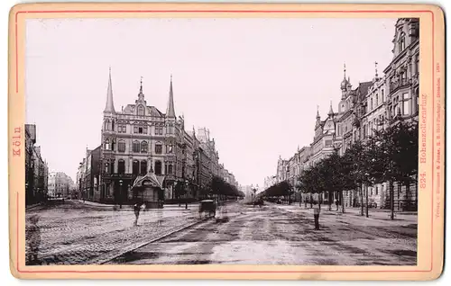 Fotografie Römmler & Jonas, Dresden, Ansicht Köln, Blick in die Hohenzollernstrasse mit Stogs Trinkhalle