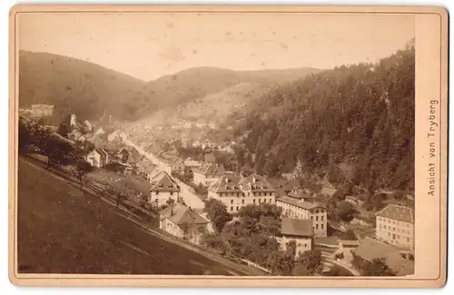 Fotografie unbekannter Fotograf, Ansicht Triberg, Blick auf den Ort