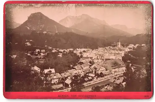 Fotografie Würthle & Spinnhirn, Salzburg, Ansicht Aussee, Blick auf die Stadt von Sixleithen aus gesehen