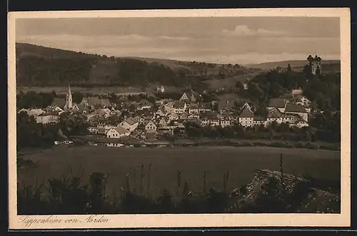 AK Pappenheim, Ortsansicht von Norden