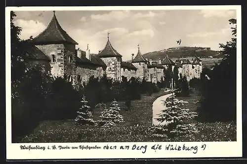 AK Weissenburg i. B., Partie am Fliessgraben