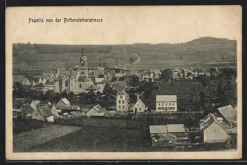 AK Pegnitz, Ortsansicht von der Pettensteinerstrasse