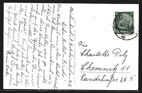 AK Reichenbach i. Vogtl., Wasserturm, Oberer Bahnhof, Schöne Aussicht, Park