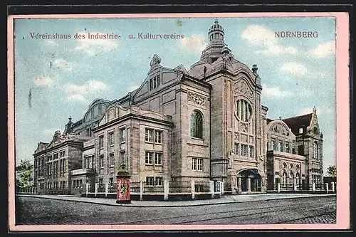 AK Nürnberg, Vereinshaus des Industrie- u. Kulturvereins