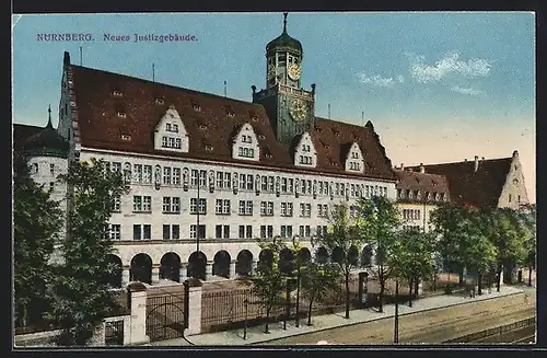 AK Nürnberg, Neues Justizgebäude