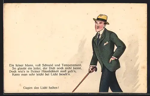 AK Mann hat ein dunkeles Geheimnis, Halt gegen das Licht, Mann lässt sich den Hintern versohlen