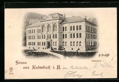 AK Kulmbach i. B., Blick auf die Realschule