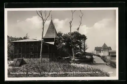 AK Müritz, Das Teehaus, Verlobungsstätte des Kronprinzenpaares