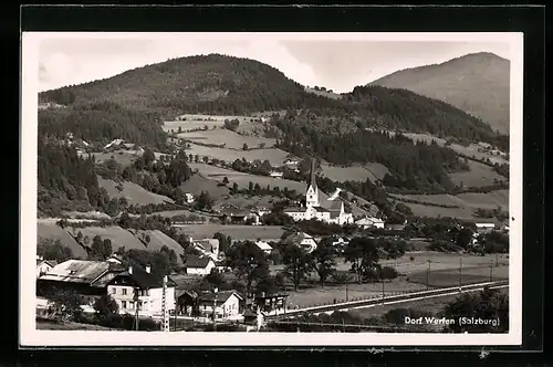 AK Pfarrwerfen, Dorfwerfen, Gesamtansicht