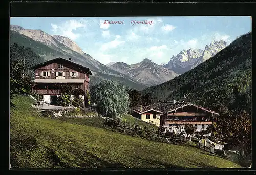 AK Ebbs, Pfandlhof / Kaisertal, Panorama