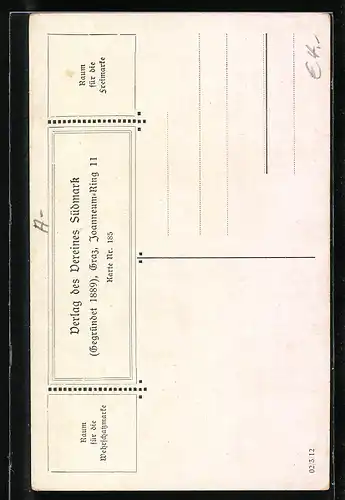 Künstler-AK R. Assmann: Spitz, Panorama, Wappen