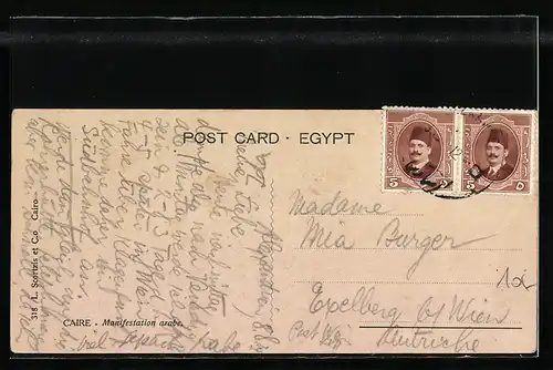 AK Cairo, Arab manifestation