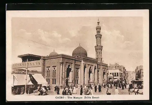 AK Cairo, The Mosque Zeida Zenab