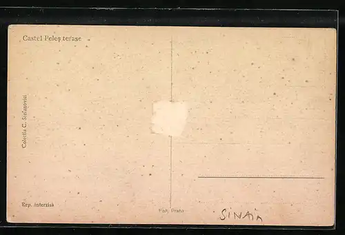 AK Sinaia, Castel Peles terase