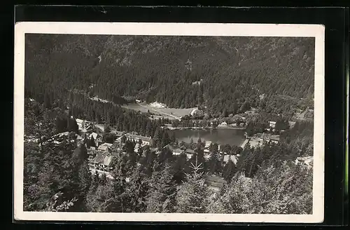 AK Tusnád-fürdö, Ortsansicht aus der Vogelschau