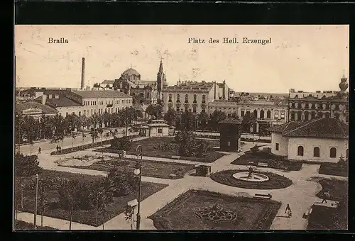 AK Braila, Platz des Heil. Erzengels