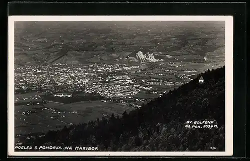 AK Maribor, Gesamtansicht aus der Vogelschau