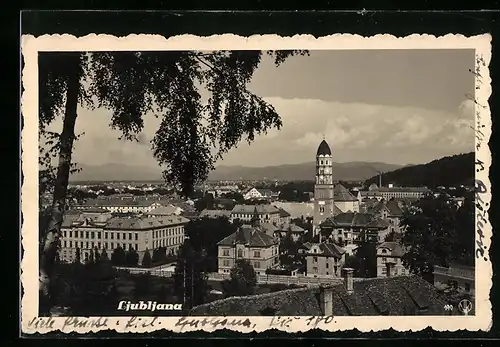 AK Ljubljana / Laibach, Teilansicht der Stadt