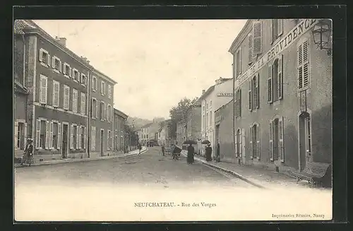 AK Neufchateau, Hotel de la Providence, Rue des Vosges