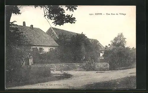AK Reppe, Une Rue du Village, Ortspartie