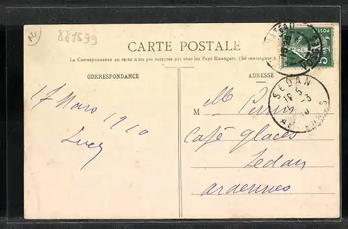 AK Neufchateau, Vue générale prise de la Route de Rebeuville