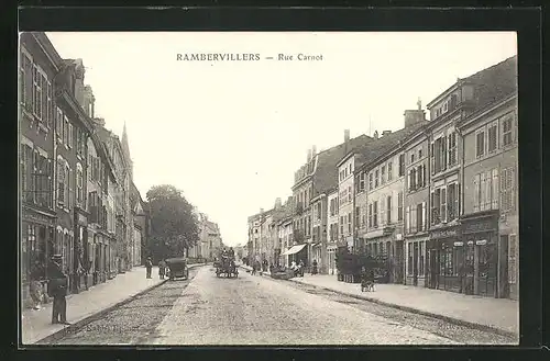 AK Rambervillers, Rue Carnot