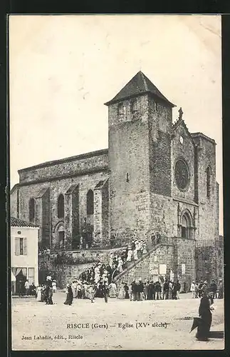 AK Riscle, L`Eglise, Ansicht der Kirche
