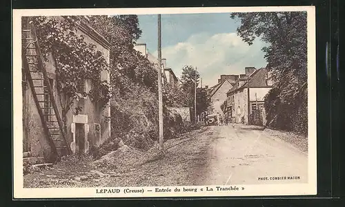 AK Lépaud, Entrée du bourg La Tranchée