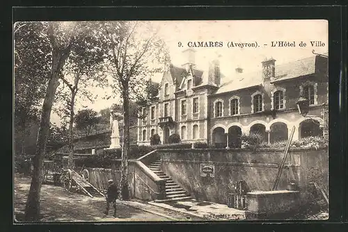 AK Camares, L`Hôtel de Ville, Rathaus