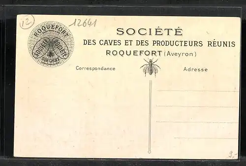 AK Roquefort, Société anonyme des Caves et Producteurs réunis, Ouvriéres sortant des Caves de la Rue